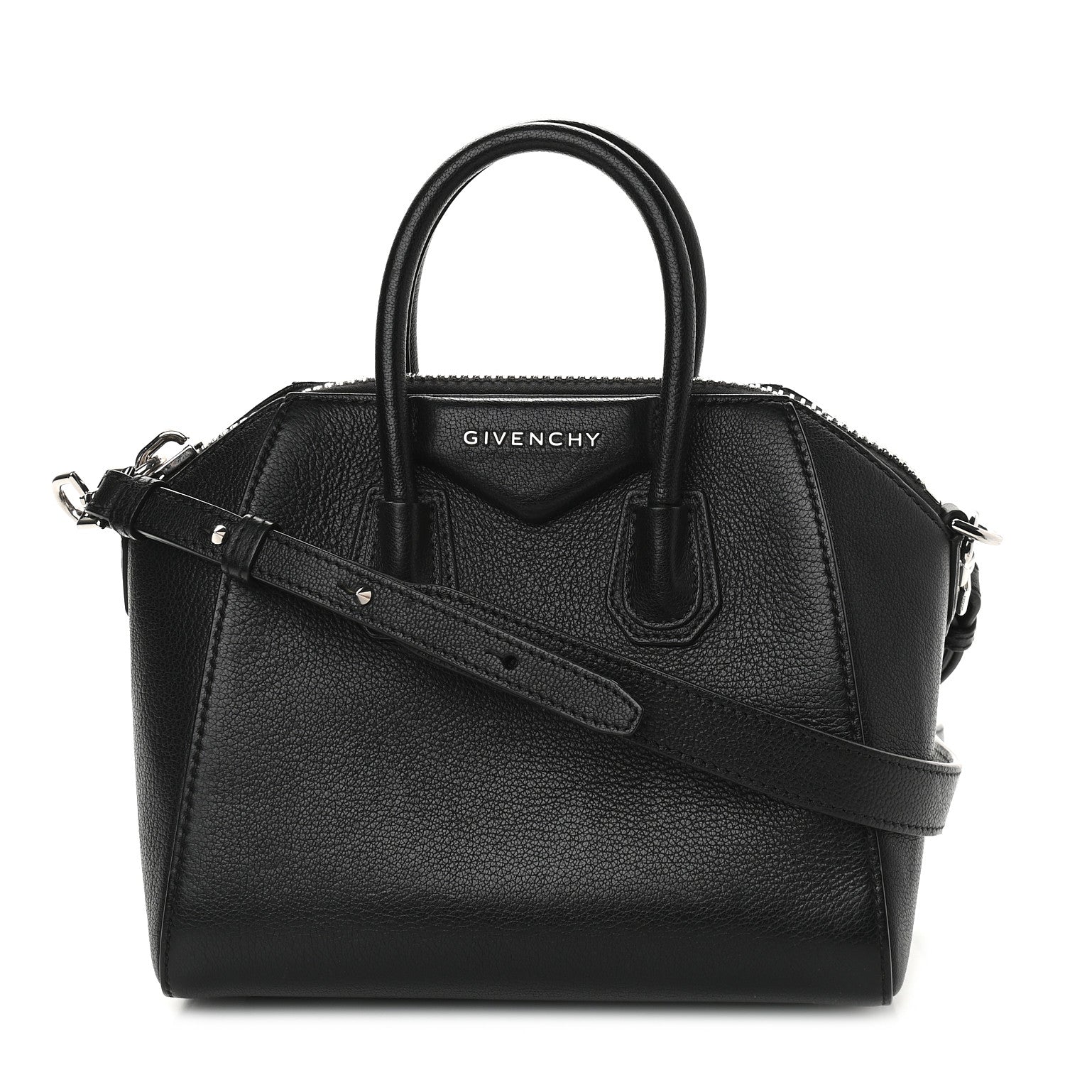Givenchy Sugar Goatskin Mini Antigona Black 1 of 9