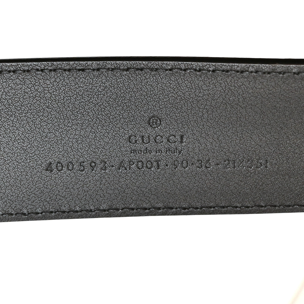 Gucci Calfskin Double G 40mm Belt 90 36 Black 7 of 8