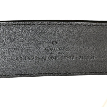 Gucci Calfskin Double G 40mm Belt 90 36 Black 7 of 8
