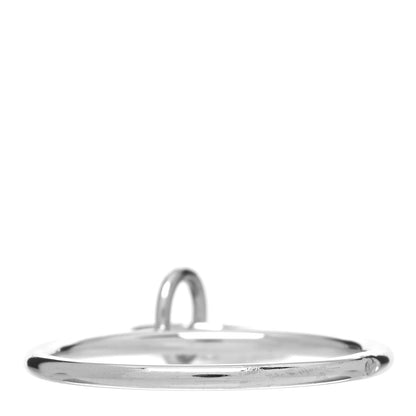 Hermes 18K White Gold Diamond Gambade Ring 56 7.5 3 of 6