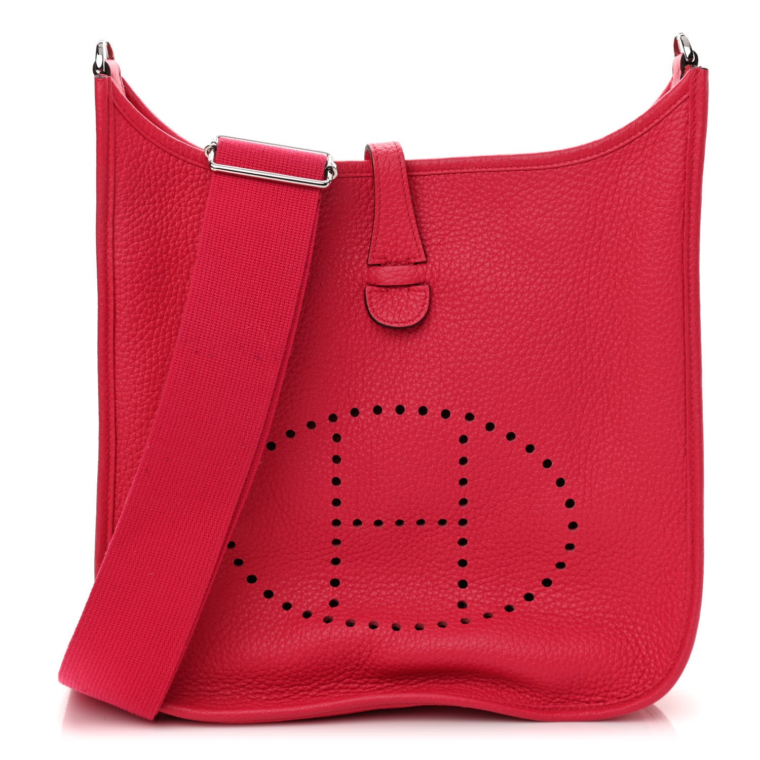 Hermes Taurillon Clemence Evelyne III PM Rose Extreme 1 of 11