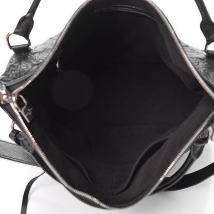 Louis Vuitton Monogram Lambskin Antheia Ixia MM Black 5 of 11