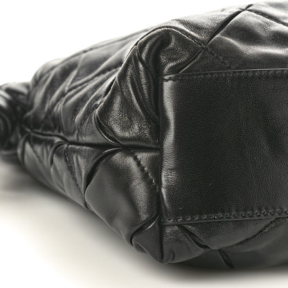 Loewe Nappa Pleated Small Flamenco Knot Bag Black 8 of 9