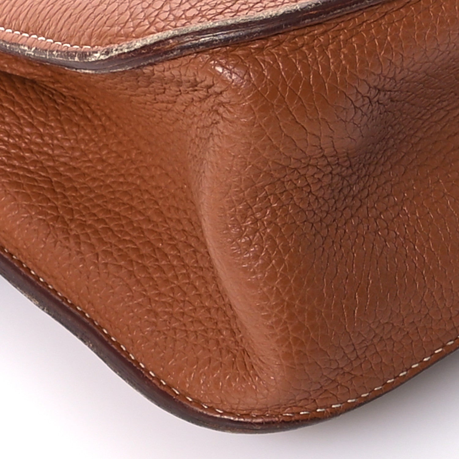 Hermes Taurillon Clemence Halzan 31 Gold 9 of 14