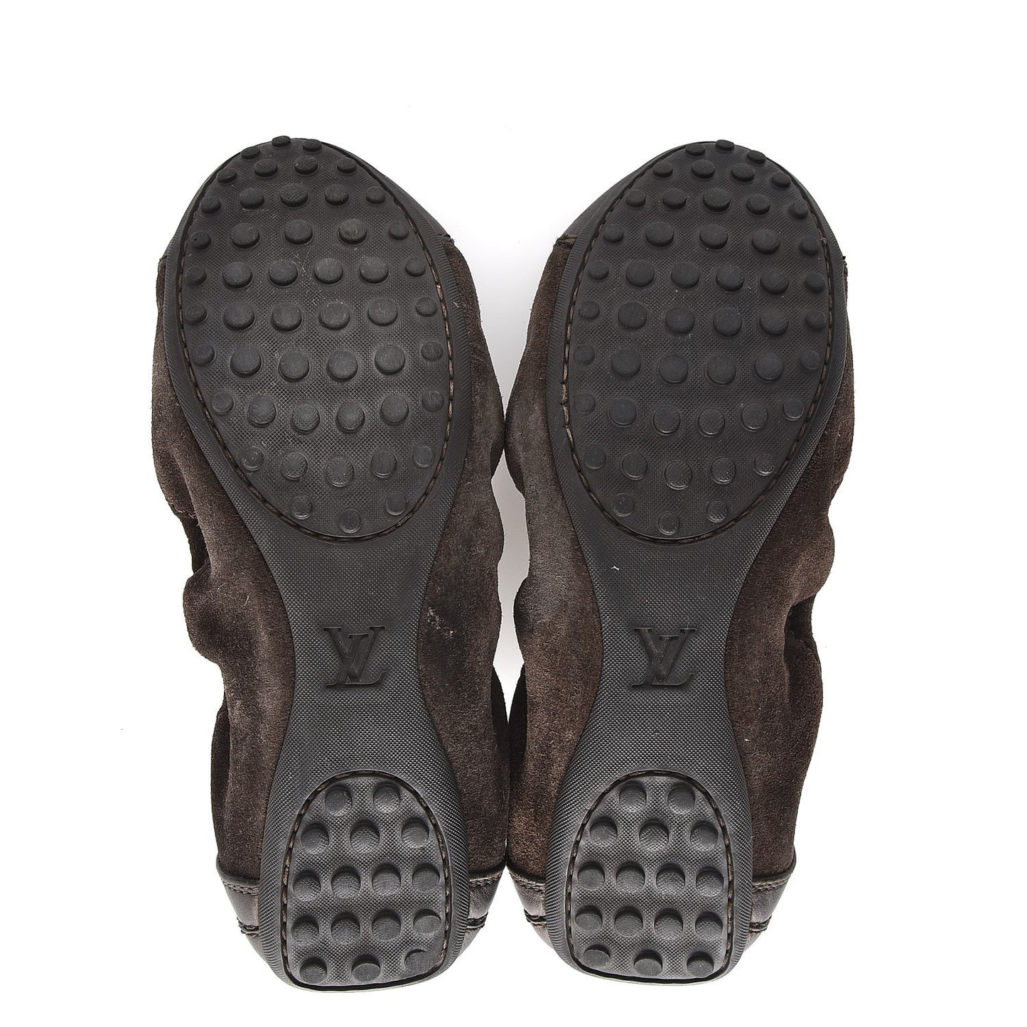 Suede Lovely Ballet Flats 37 Brown