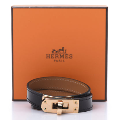 Hermes Box Kelly Double Tour Bracelet T2 Black 7 of 7