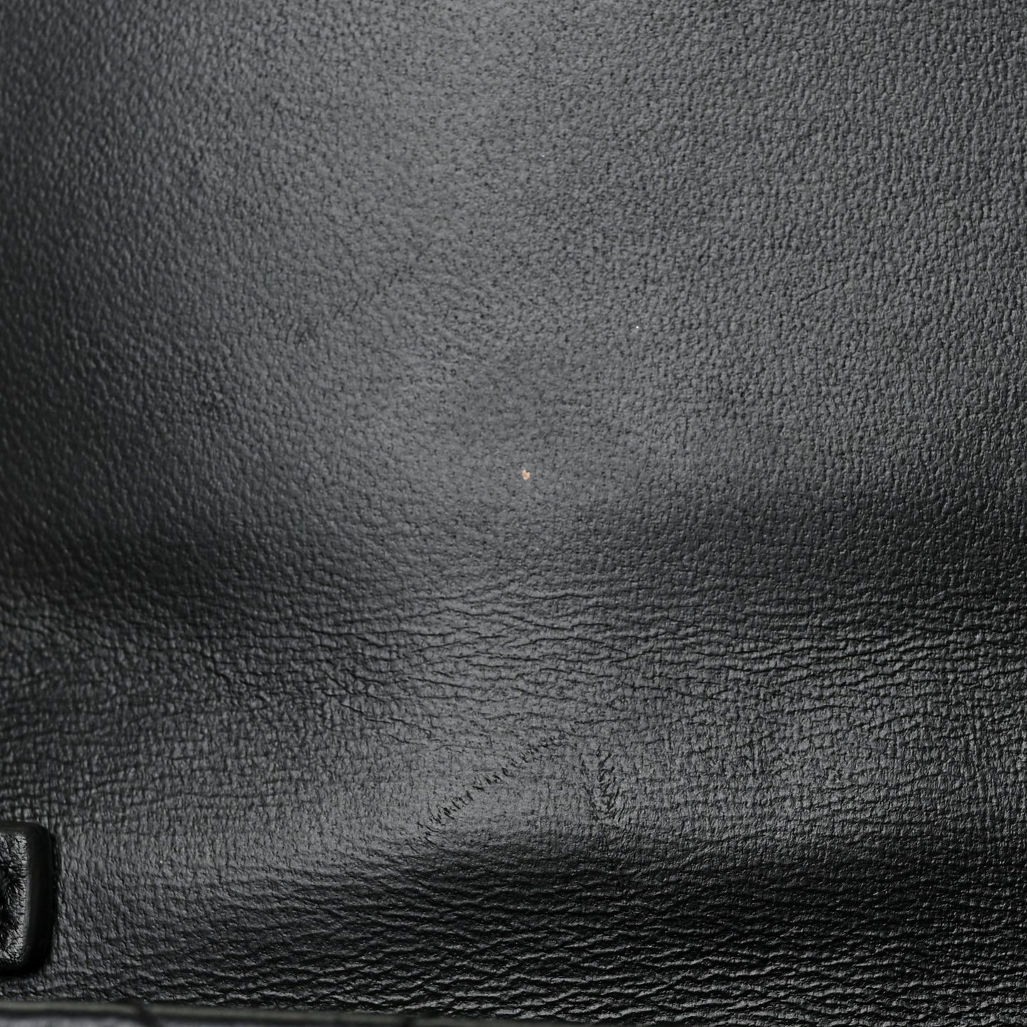 Lambskin Quilted Medusa Wallet On Chain Crossbody Black