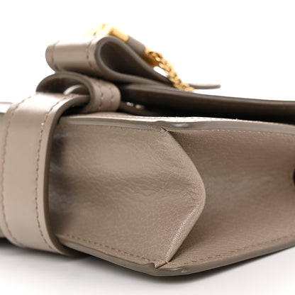 Chloe Shiny Goatskin Calfskin Mini Aby Chain Shoulder Bag Motty Grey 10 of 10