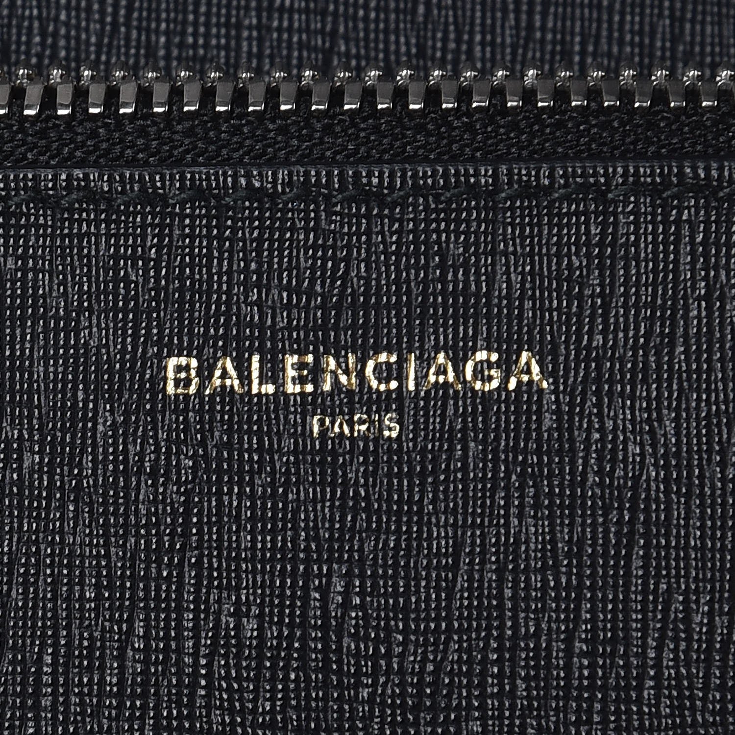 Balenciaga Saffiano Logo Continental Wallet Black 6 of 9