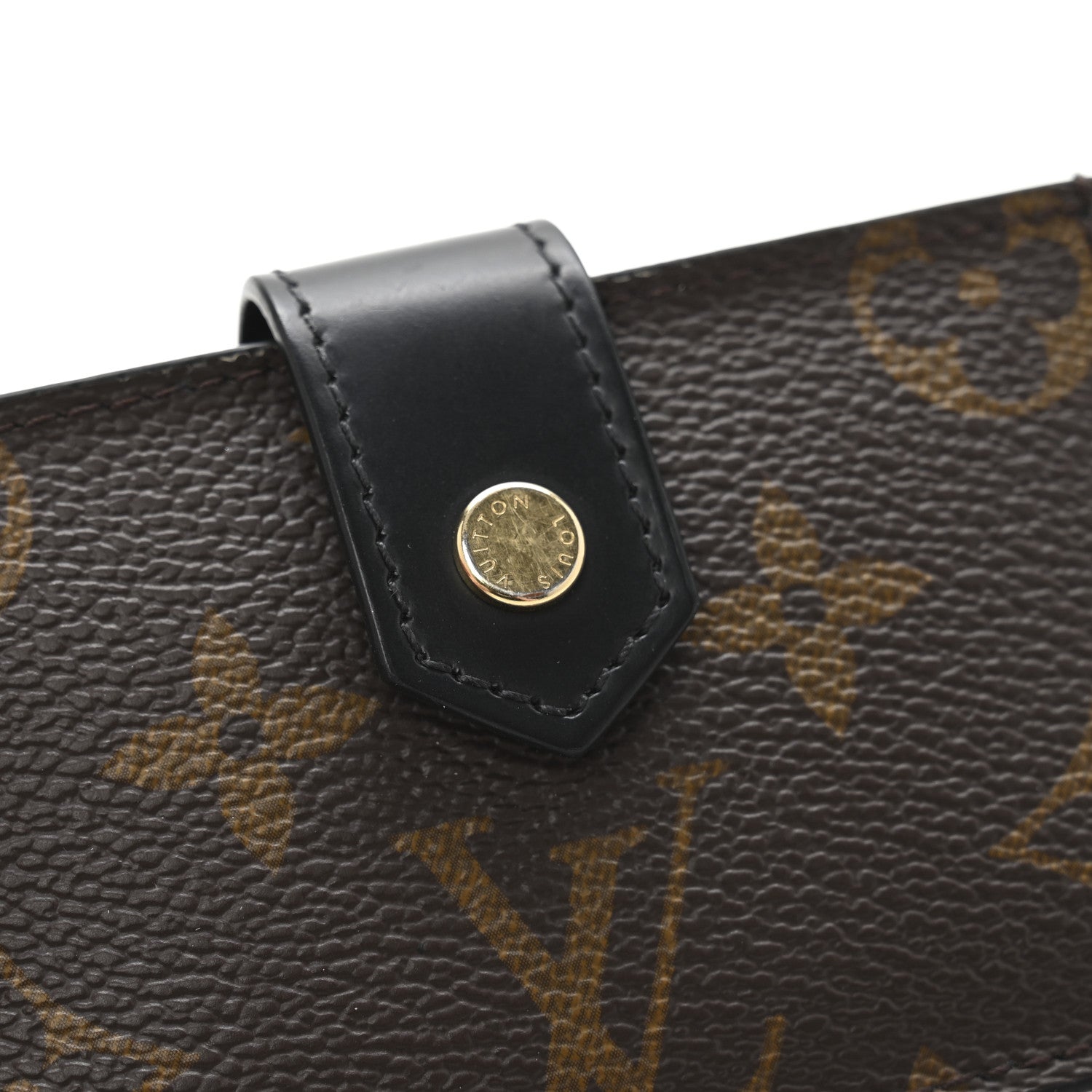 Louis Vuitton Monogram Gusset Card Holder Black 7 of 8