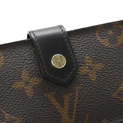 Louis Vuitton Monogram Gusset Card Holder Black 7 of 8