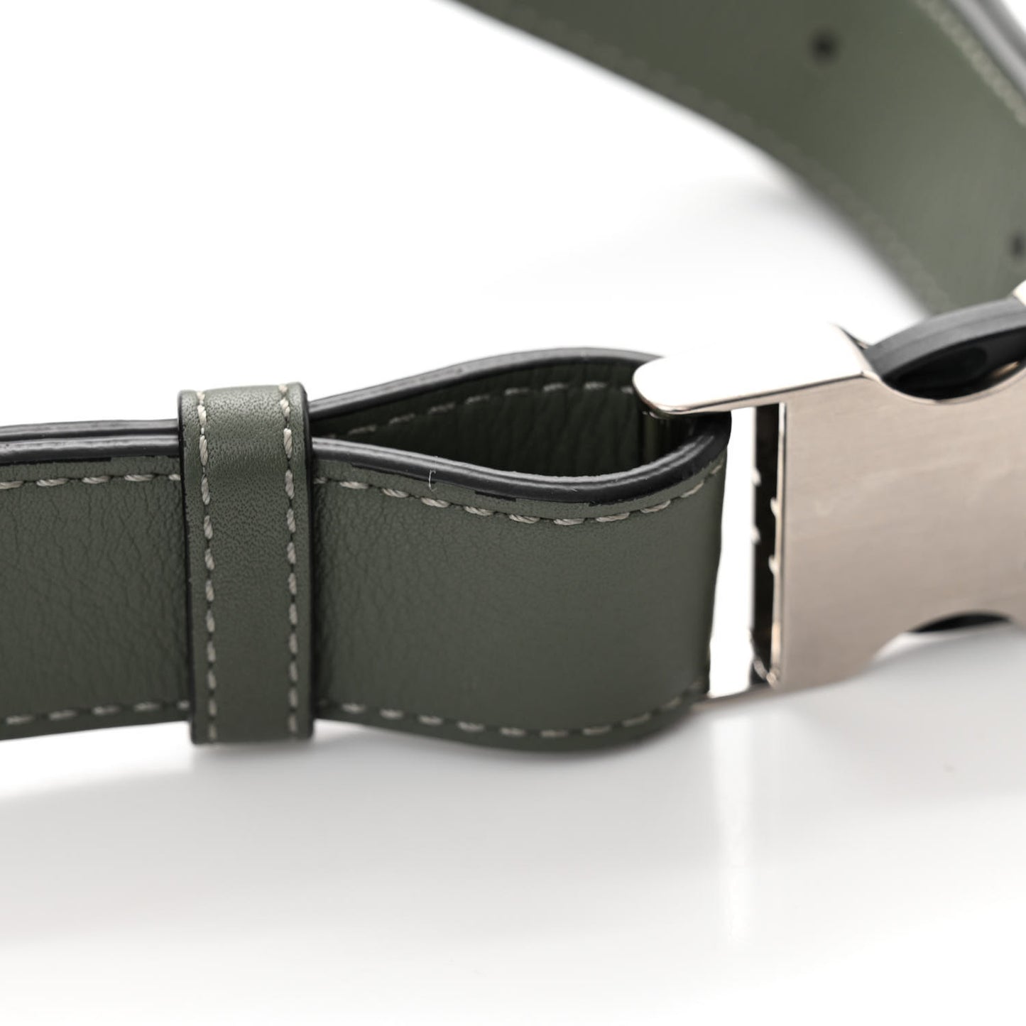 Calfskin Mini Puzzle Bumbag Dark Sage