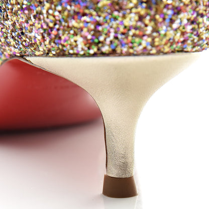 Christian Louboutin Glitter Nappa Croisette 45 Pumps 36.5 Multicolor 9 of 10