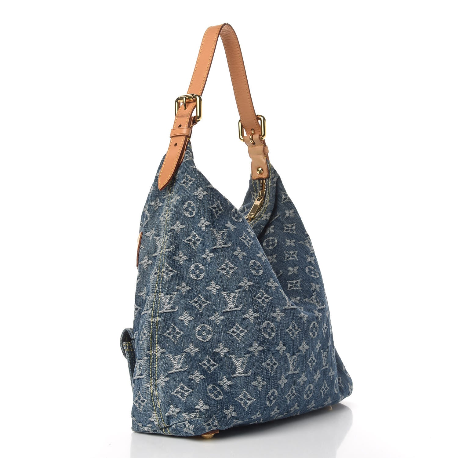 Louis Vuitton Denim Baggy GM Blue 2 of 15