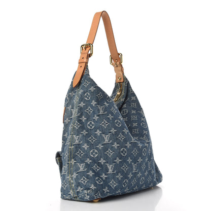 Louis Vuitton Denim Baggy GM Blue 2 of 15