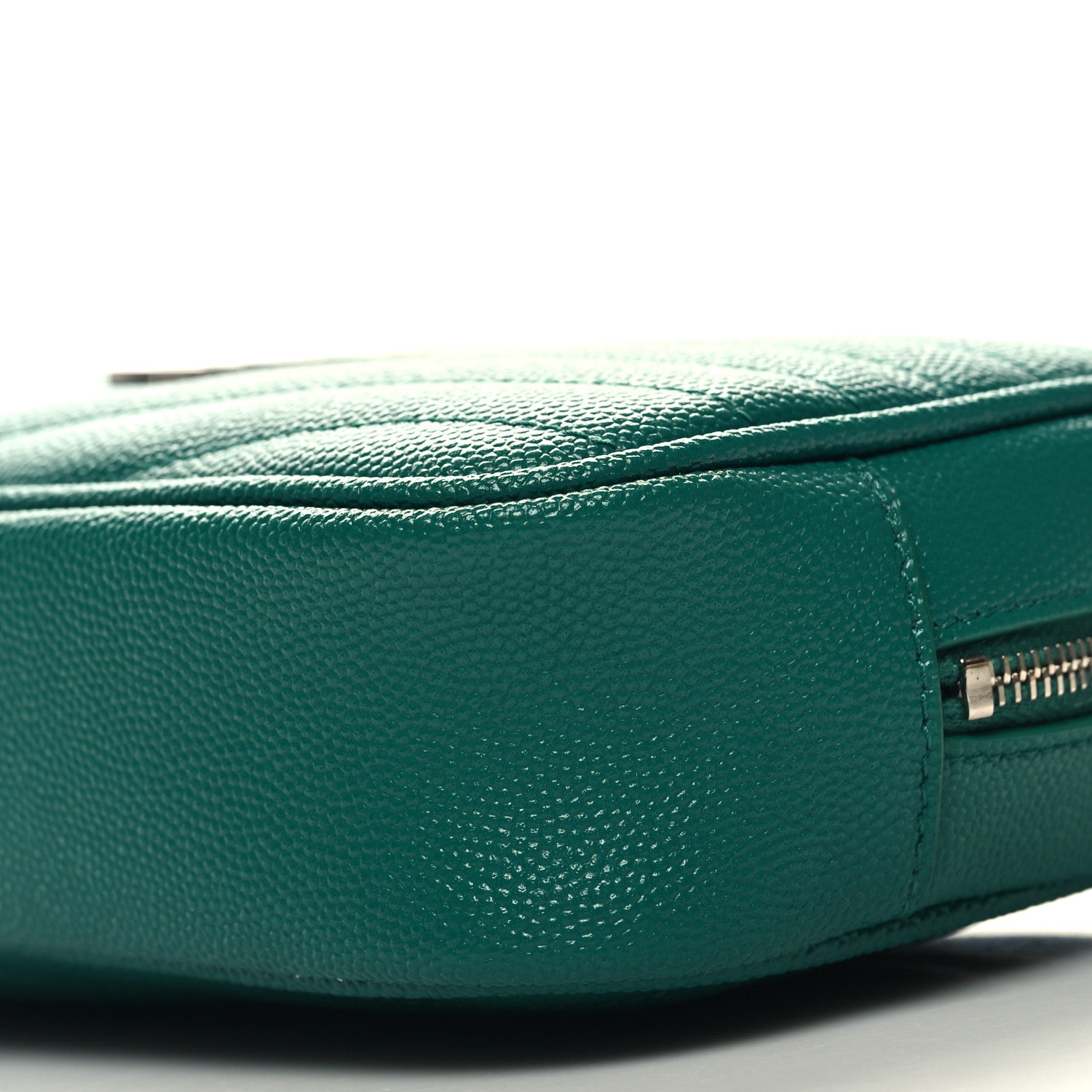 Saint Laurent Grain De Poudre Matelasse Monogram Mini Lou Camera Bag Green Field 10 of 11