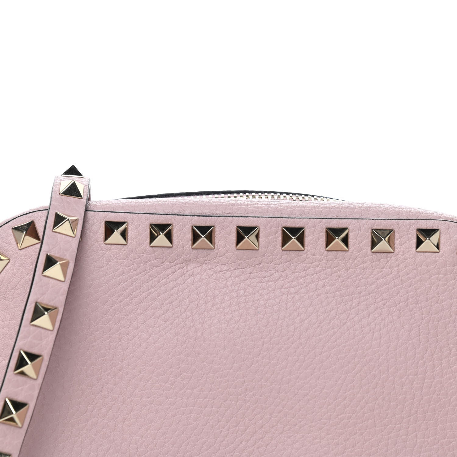 Valentino Garavani Pebbled Calfskin Rockstud Camera Crossbody Bag Cipria 7 of 9