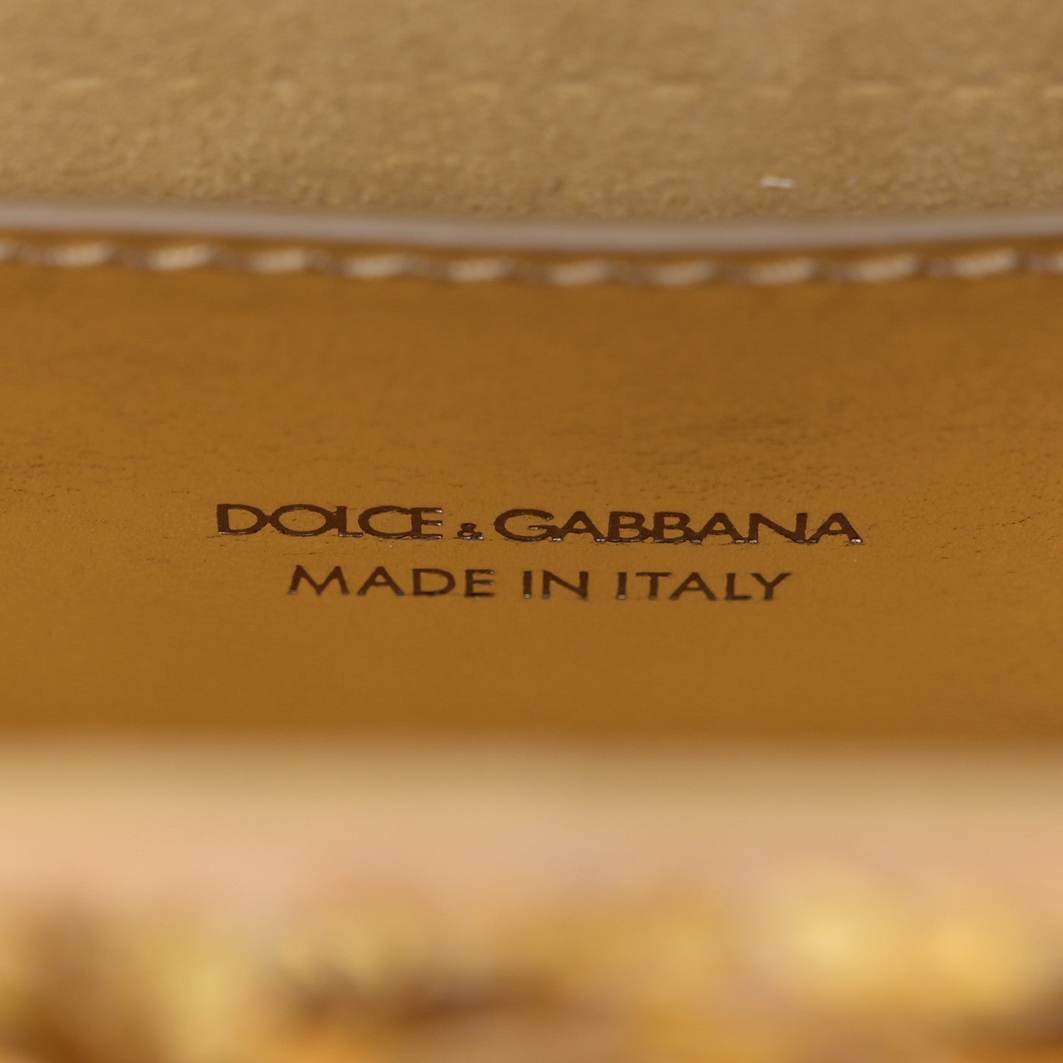 Dolce & Gabbana Sequin DG Shoulder Bag Oro 6 of 9