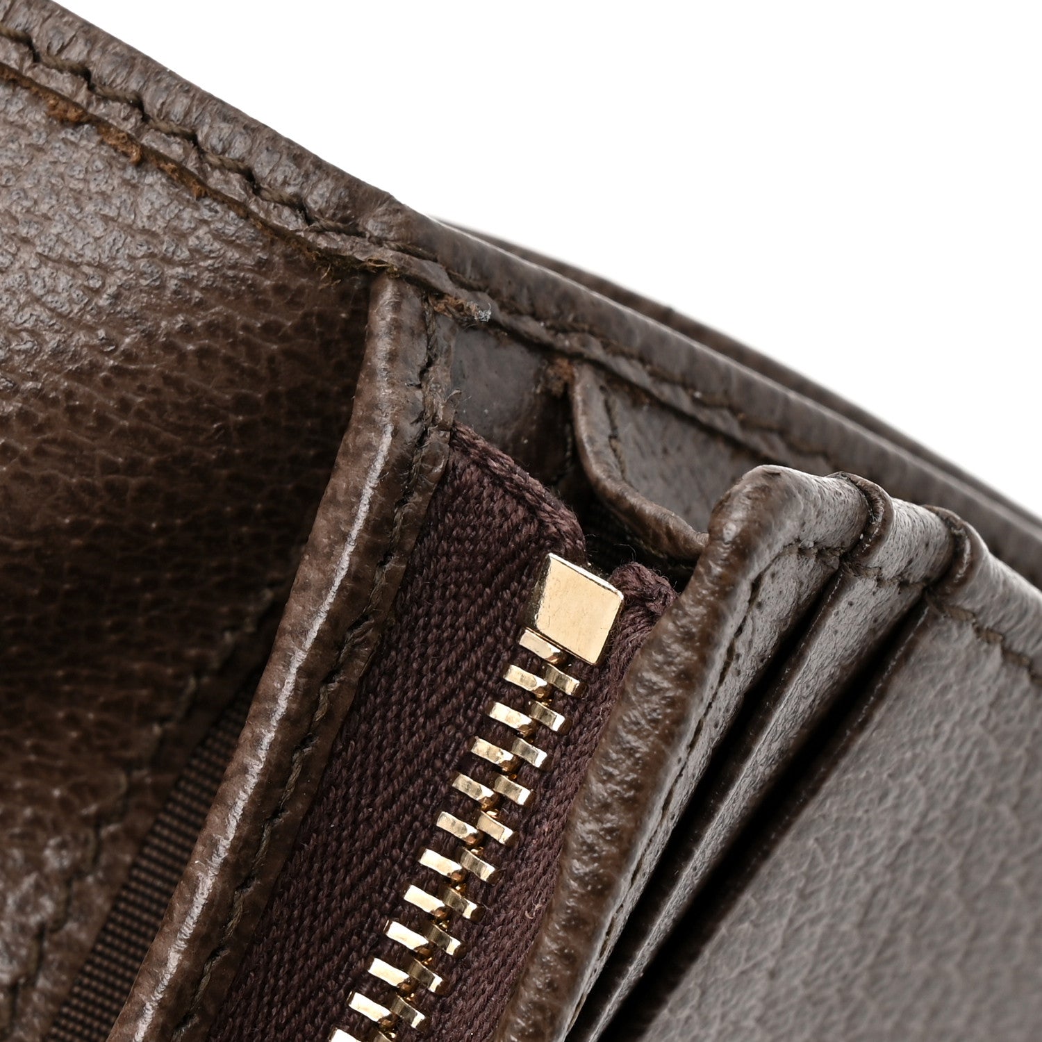 Gucci GG Supreme Monogram Web Ophidia Small Wallet Beige Dark Brown Beige Dark Brown 9 of 9