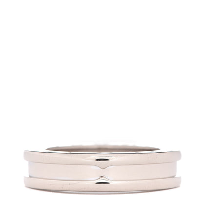 Bulgari 18K White Gold B.Zero1 One-Band Ring 48 4.5 1 of 5