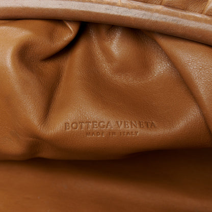 Bottega Veneta Smooth Butter Calf The Pouch Oversized Clutch Teak 6 of 9