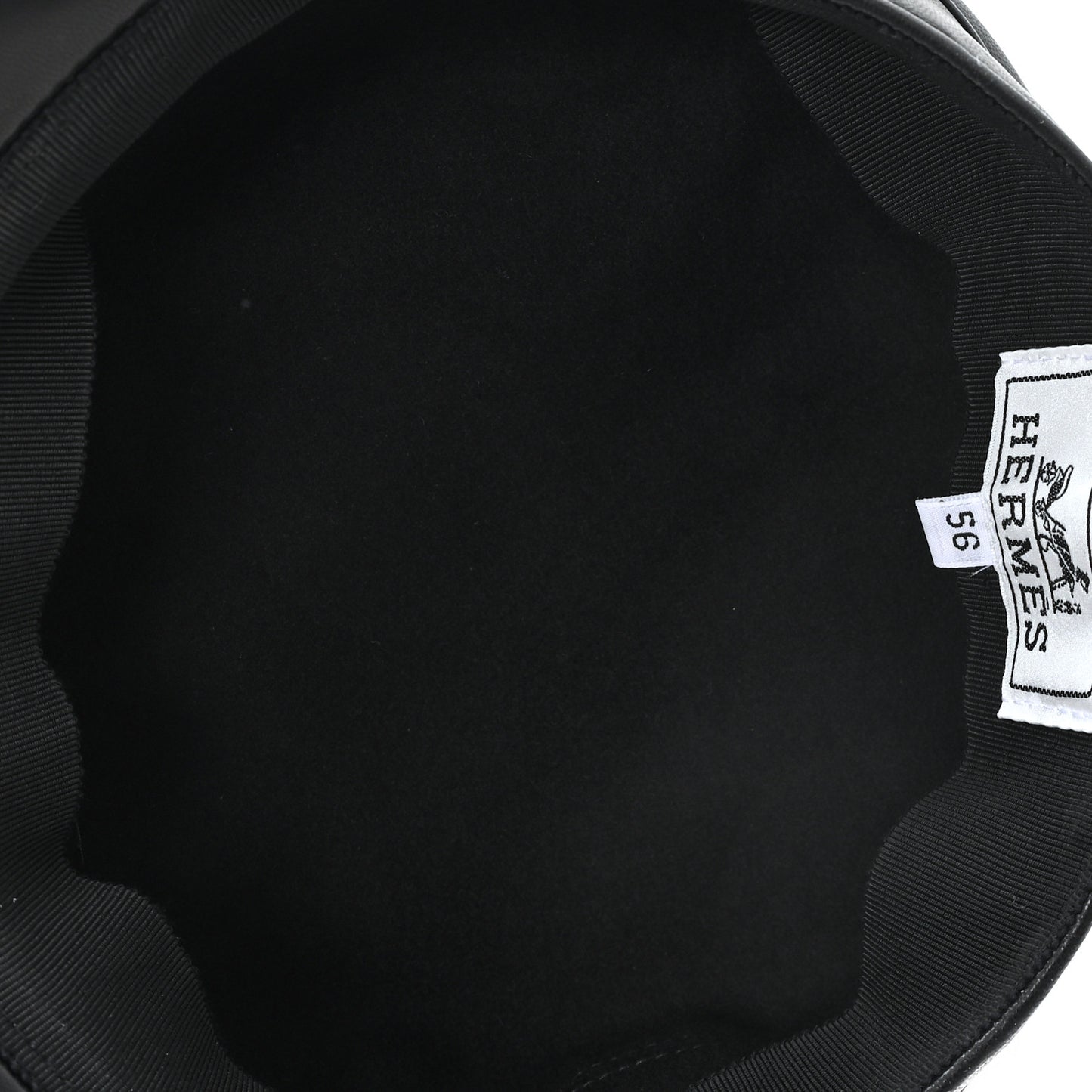Lambskin Vauban Charms Cap 56 Black