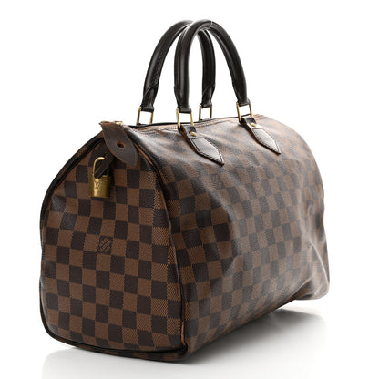 Louis Vuitton Damier Ebene Speedy 30 2 of 15