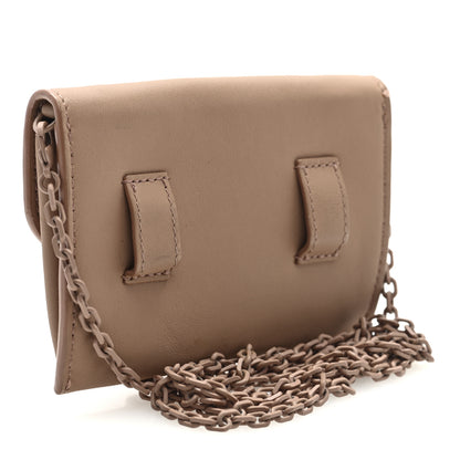 Christian Dior Ultra Matte Calfskin Nano Saddle Chain Pouch Rose Des Vents 3 of 9