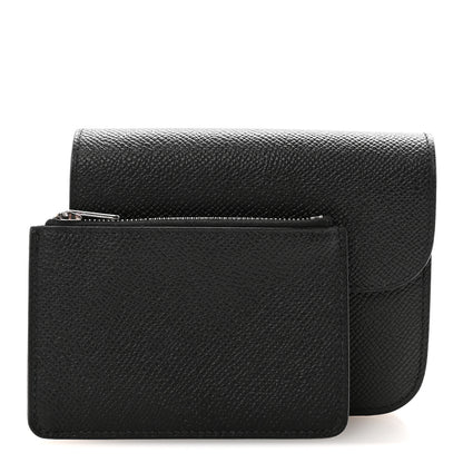 Hermes Epsom Constance Slim Wallet Black 3 of 7