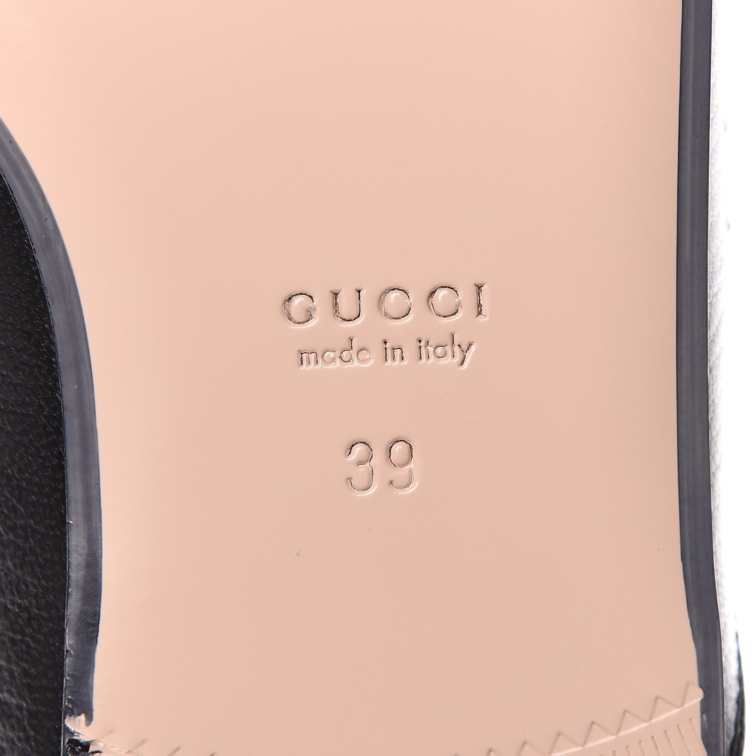 Gucci Goatskin Bee Star Embroidered Womens Princetown Slippers 39 Black 7 of 11