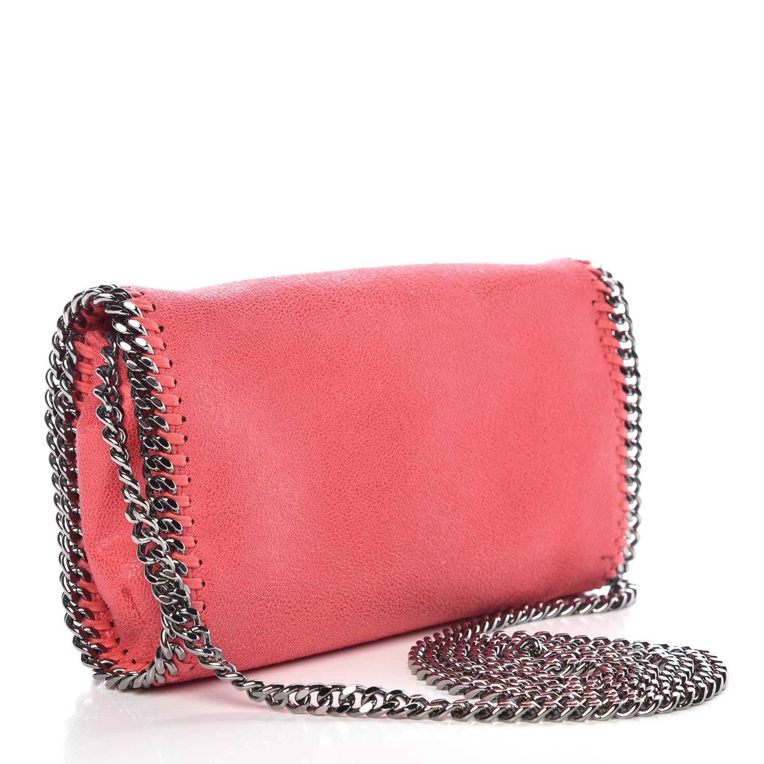 Stella McCartney Shaggy Deer Falabella Crossbody Bag Pink Fluo 3 of 8