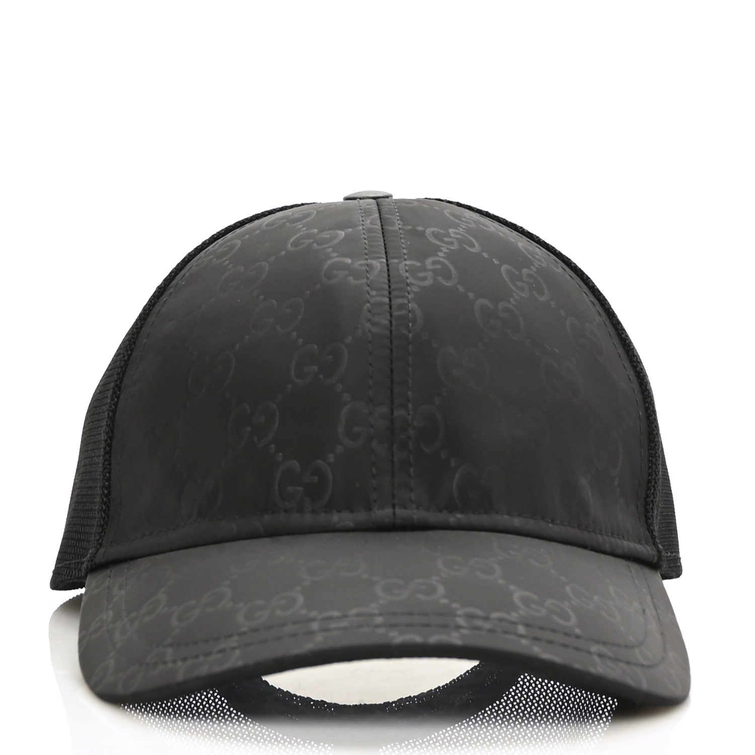 Gucci Nylon Monogram Baseball Hat M Black 2 of 8