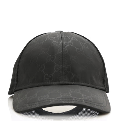 Gucci Nylon Monogram Baseball Hat M Black 2 of 8