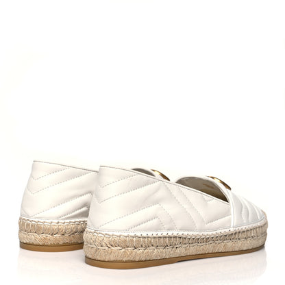 Gucci Nappa Matelasse GG Marmont Espadrilles 40 Great White 4 of 10