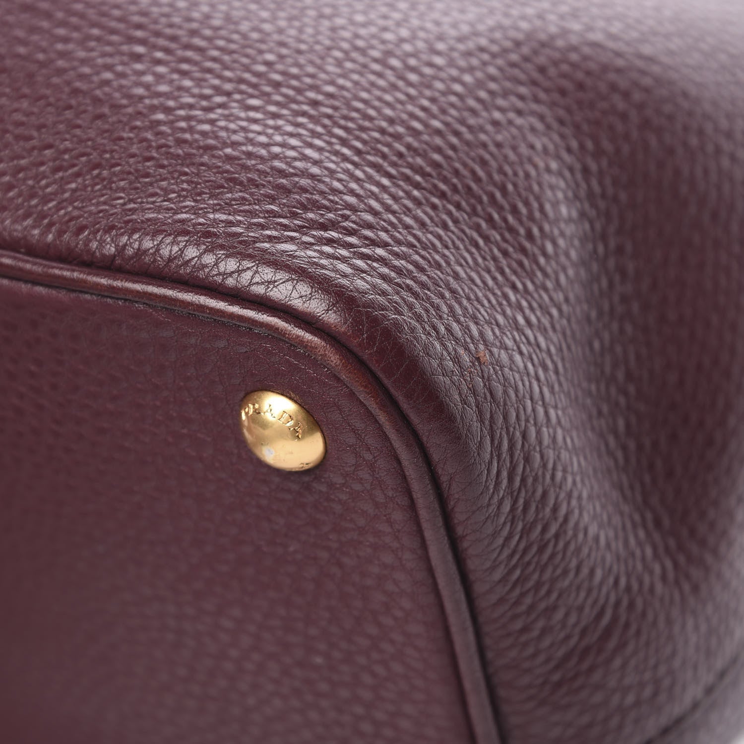 Prada Vitello Daino Tote Granato 11 of 15