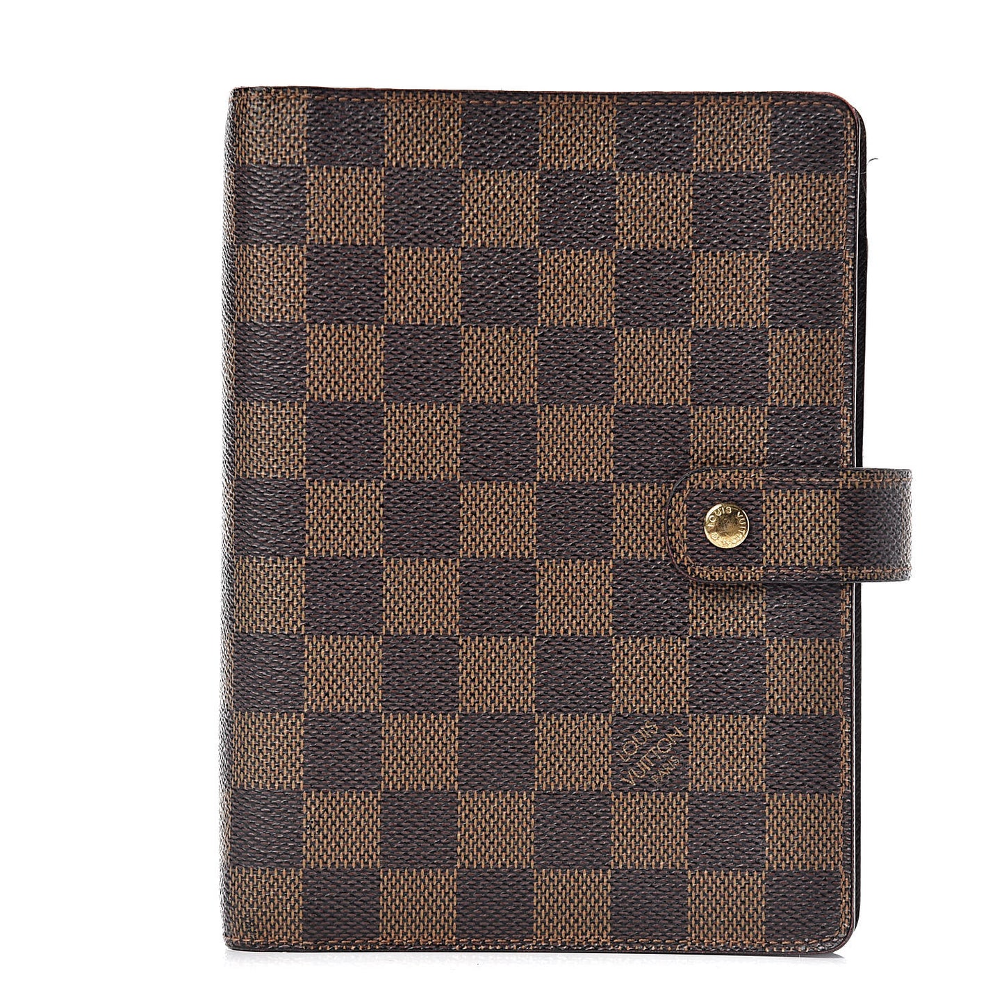 Damier Ebene Medium Ring Agenda Cover