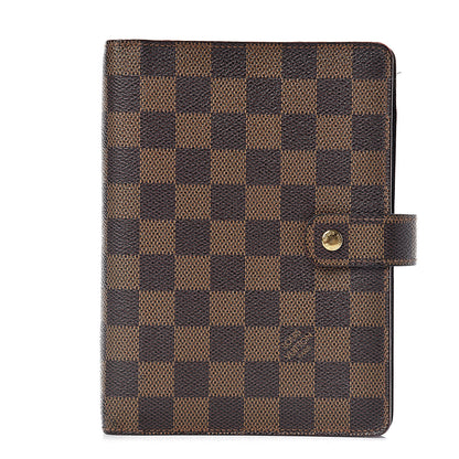Louis Vuitton Damier Ebene Medium Ring Agenda Cover 1 of 11