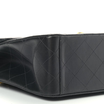 Chanel Lambskin Quilted XL Jumbo Single Flap Black 9 of 12