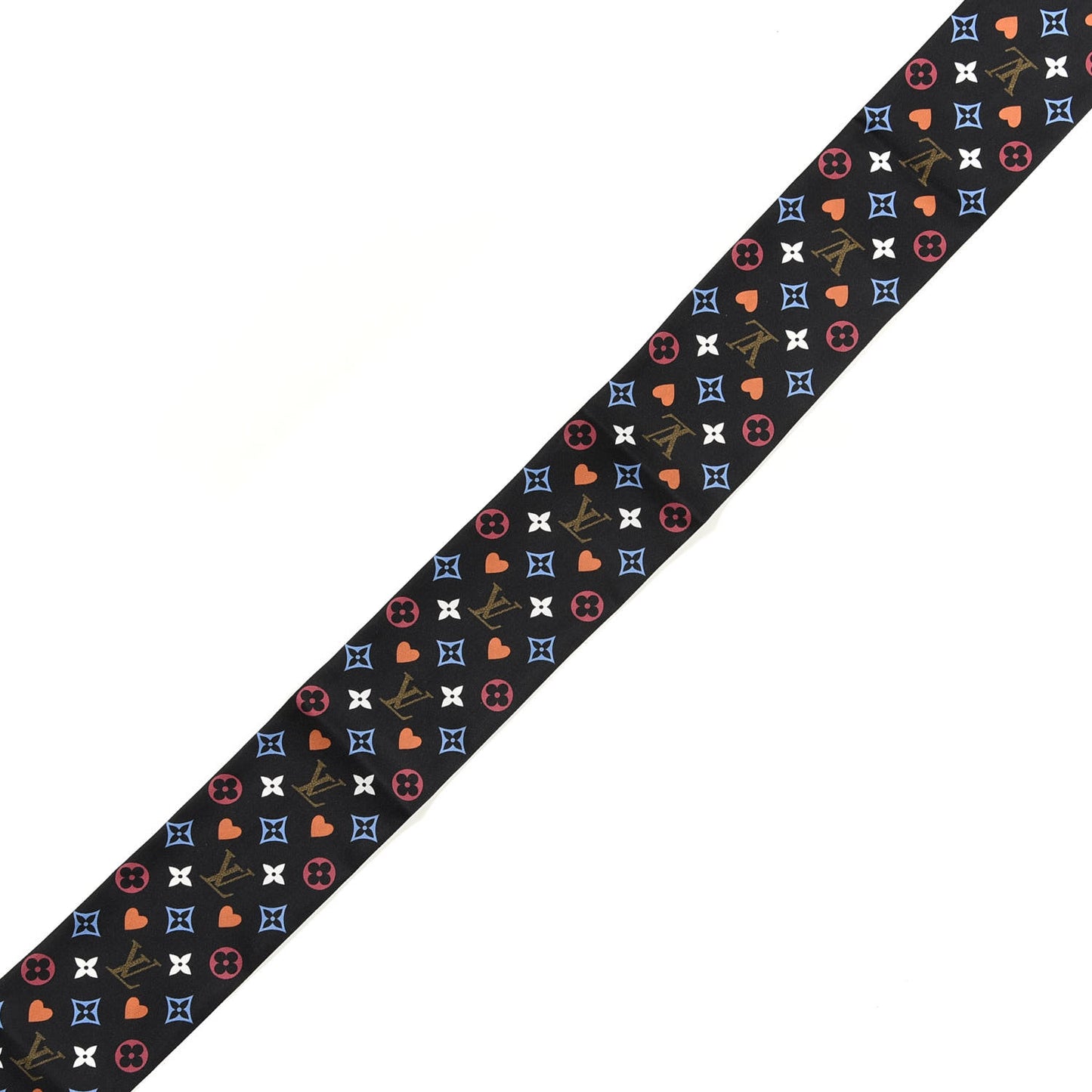 Silk Game On Bandeau Black White