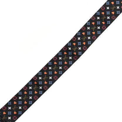 Louis Vuitton Silk Game On Bandeau Black White 4 of 4