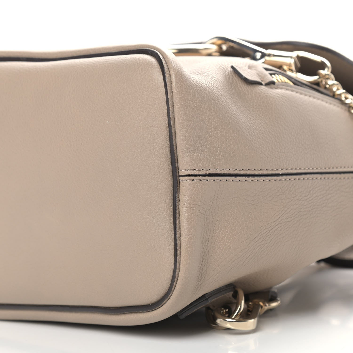 Chloe Suede Calfskin Medium Faye Backpack Motty Grey 9 of 10
