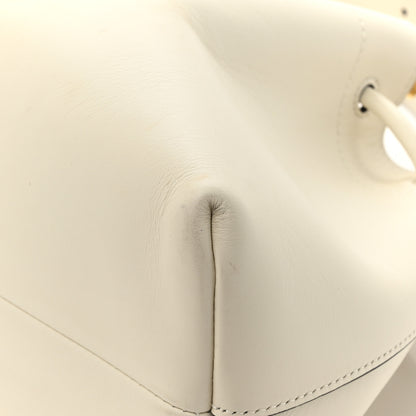 Jimmy Choo Soft Shiny Calfskin Bon Bon East West Bucket Bag Latte 11 of 13