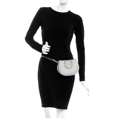 Chloe Calfskin Suede Mini Pixie Signature Belt Bag Airy Grey 3 of 10