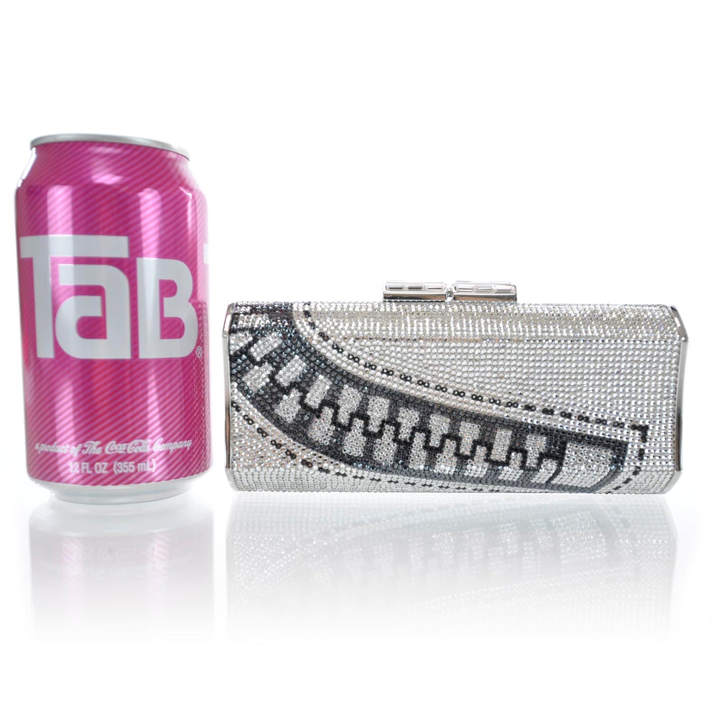 Swarovski Crystal Zipper Minaudiere