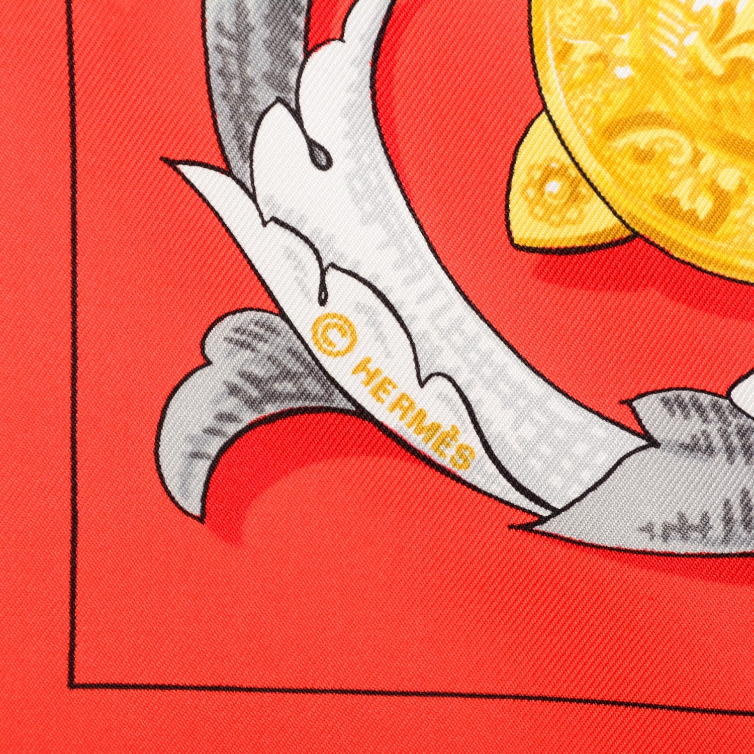 Hermes Silk Le Mors A La Conétable Scarf 90 5 of 6