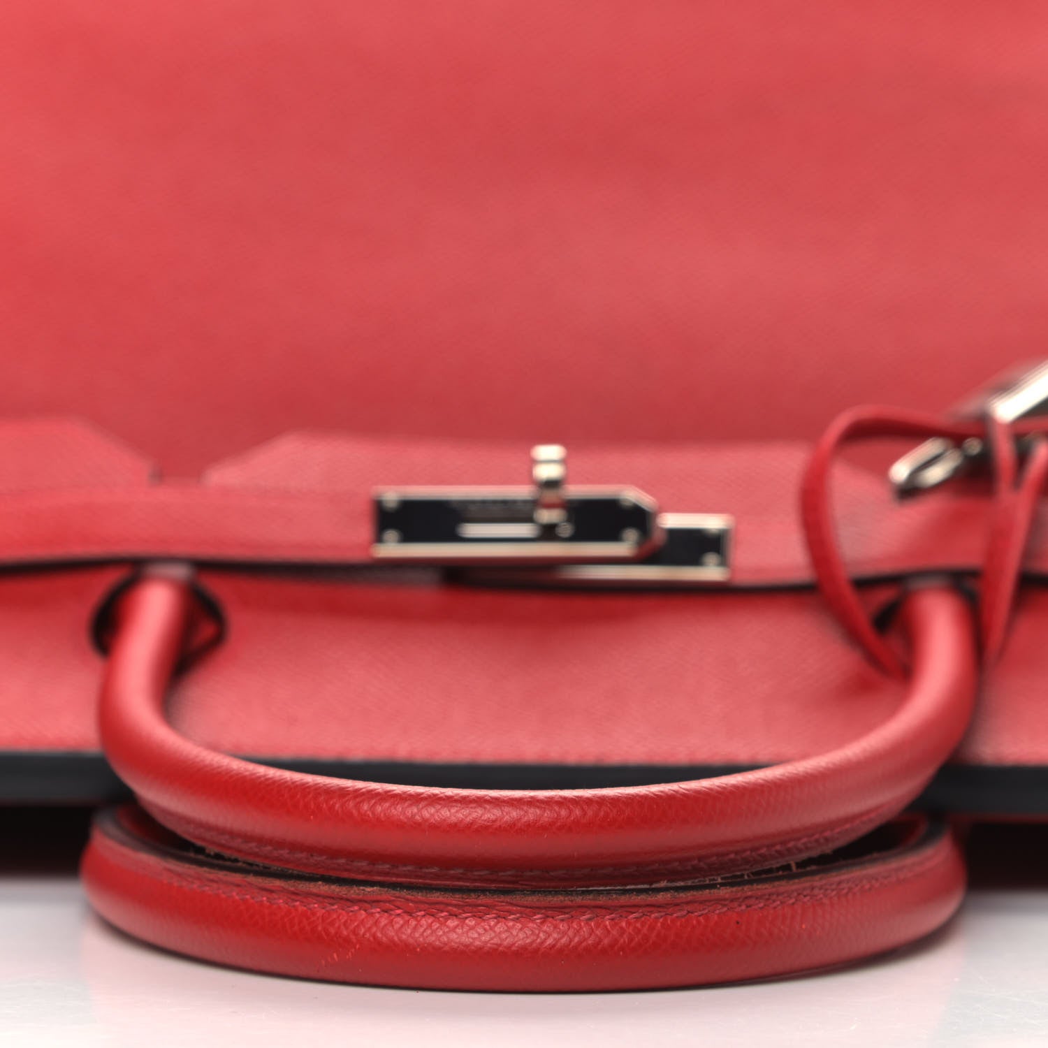 Hermes Epsom Horseshoe Birkin 40 Rouge Casaque Black 9 of 37