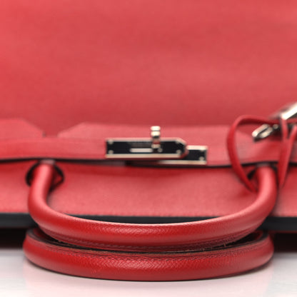 Hermes Epsom Horseshoe Birkin 40 Rouge Casaque Black 9 of 37