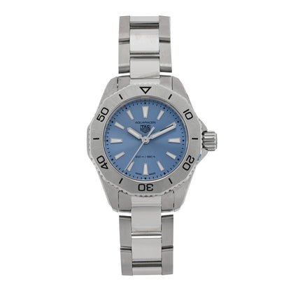 Tag Heuer Stainless Steel 30mm Aquaracer Lady Quartz Watch Blue WBP1415 1 of 5