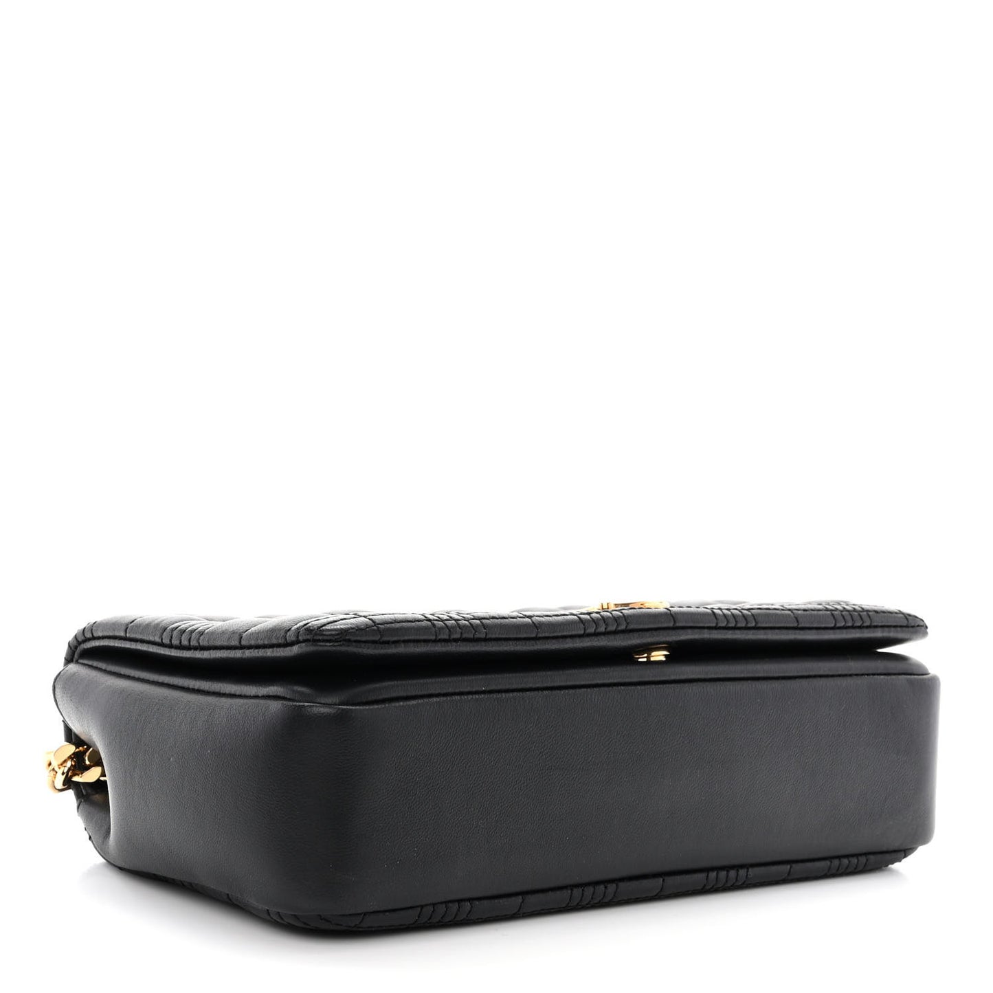 Lambskin Quilted Small Lola Bag Black