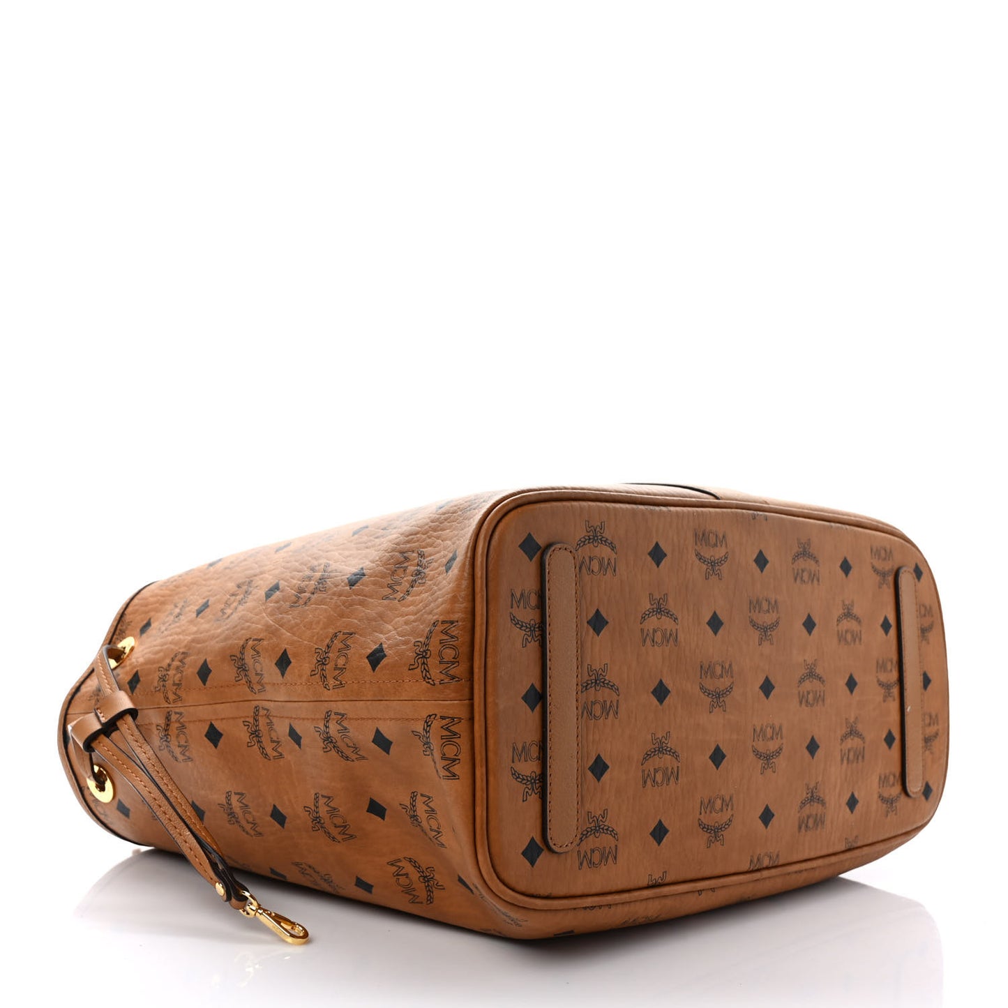 Visetos Medium Liz Reversible Shopper Tote Cognac